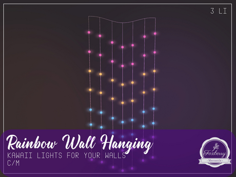 Second Life Marketplace - {FM}Rainbow Wall Hanging